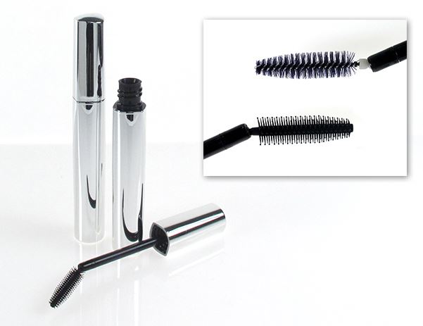 Mascara with swivel brush